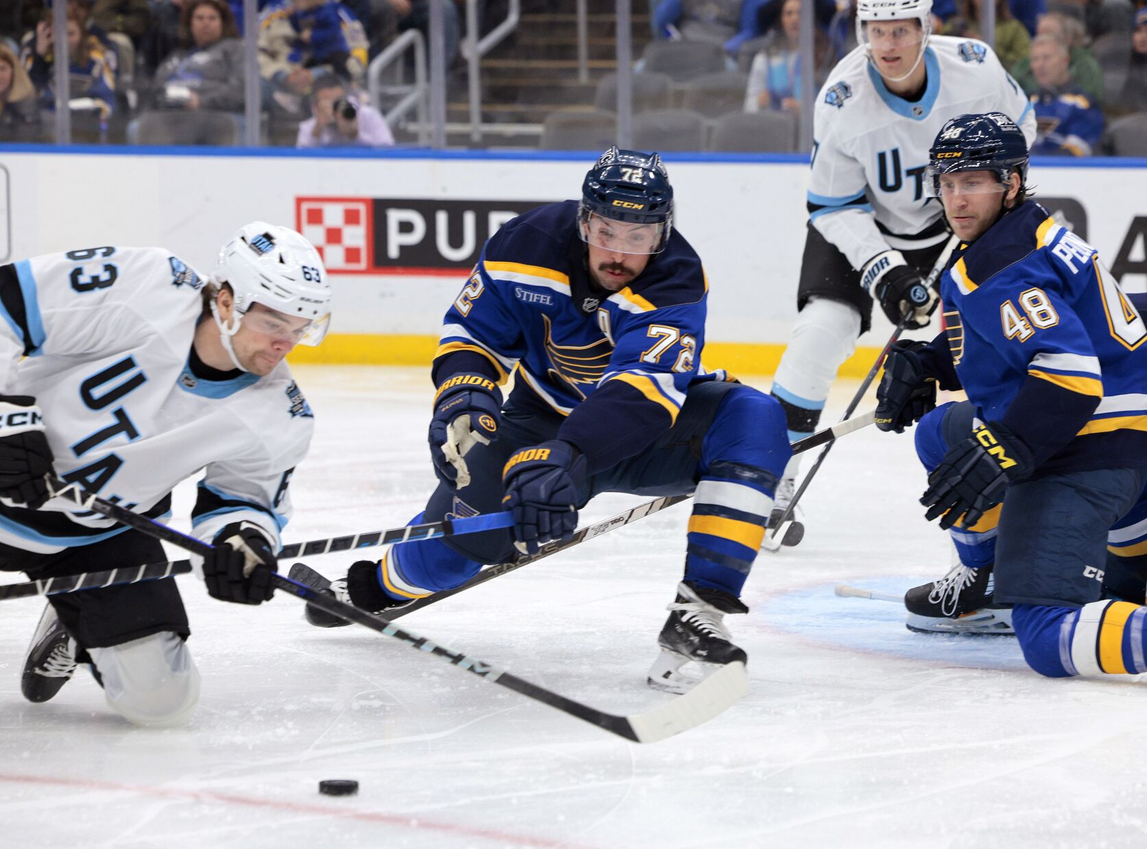 Blues host the Utah Hockey Club